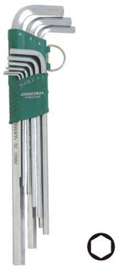 Jonnesway H03SA109S Serie - Ergonomische Imbusset - Extra Lang - Cr-V Staal