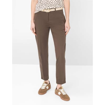 Brax Dames Chino  Style MARON S DARK EBONY, donkerbruin, maat 36