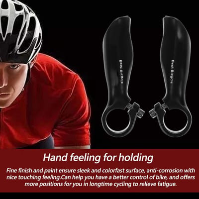 Dailygoods- Stuurstanggrepen Aluminiumlegering - Fietsstuurstanguiteinden - Handle Bar End Grip - Antivervorming - Eenvoudig te monteren - Hoge sterkte - Bar Ends