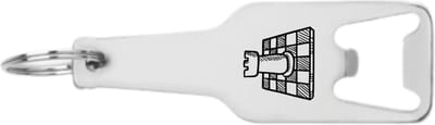 Akyol - schaakbord flesopener - Schaken - beste schaker - schaakliefhebber - leuk cadeau voor iemand die van schaken houd - 105 x 25mm
