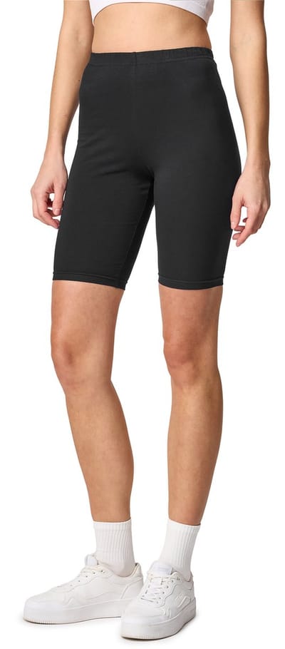 Merry Style MS-MS10-200-LE Dames Leggings - Sport - Vrijetijdsbroek - Kort - Katoen - Sporbroek - Yogabroek - Zwart - XS