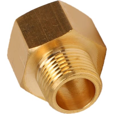 Adaptateur Réducteur Fileté Mâle 3/8  NPT vers Femelle 1/2  NPT Raccord de Tuyauterie en Laiton pour Air Eau Huile Carburant