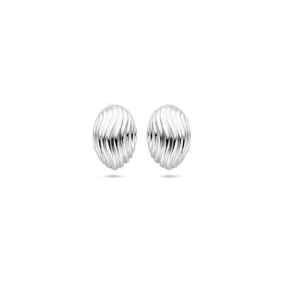 Zilver Gerhodineerd Oorknoppen 18 mm 1339780