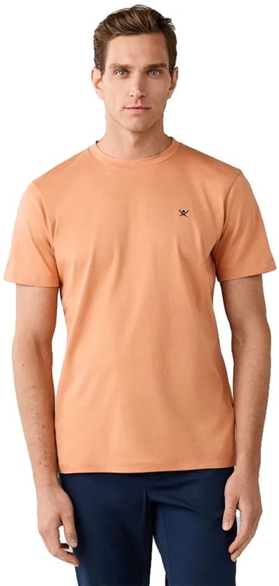 Hackett Hm5000128 T-shirt Met Korte Mouwen Oranje L Man