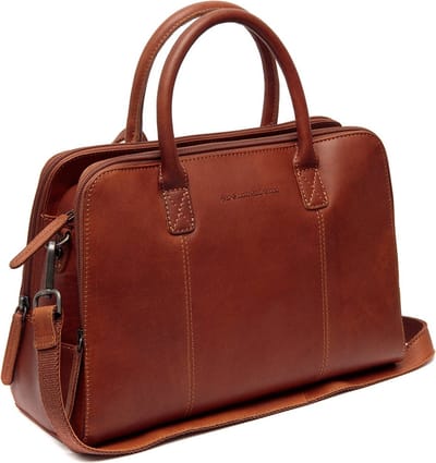 The Chesterfield Brand Handtas Schoudertas Layton Shoulderbag Cognac Bruine