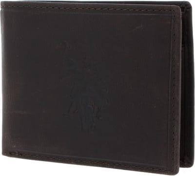 U.S. POLO ASSN. Portemonnee Tulsa Horizontal Wallet with Coin Brown Bruine
