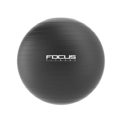 Focus Fitness - Gym Ball - Fitness Ball - Zwart - 65 cm