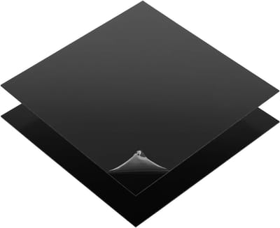 Kunststof Plaat - ABS Plaat - Doe-het-zelf - Hoge slagvastheid - 100 x 49 cm - Zwart