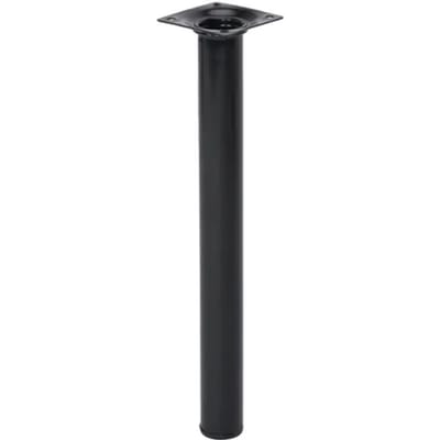 Duraline Meubelpoot Rond Staal 3x30cm Zwart