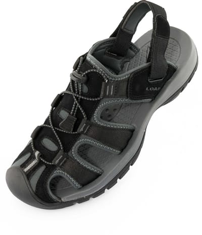 Sandalen Heren Loap Orland Zwart-grijs Zwart - 42