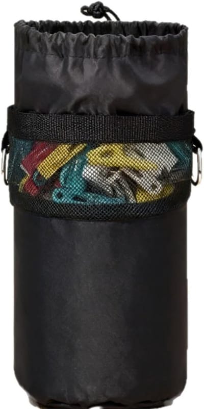 Wasknijperzak - Zwart - 28,5 x 15 cm - Waterdicht Oxford-canvas - Voor Binnen en Buiten