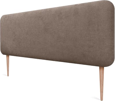 Gestoffeerd Hoofdbord - Bed Hoofdbord - Slaapkamer Decoratie - Vlekwerende Stof - 140cm Breed - Bruin