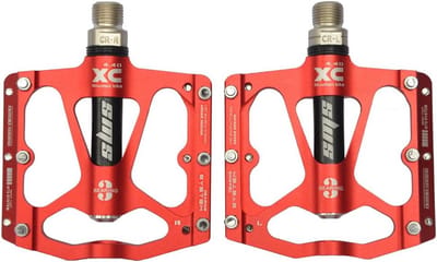 Ultra Lichte Aluminium Fietspedalen met Drie Lagers voor MTB en Racefiets (9/16 inch)