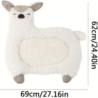 1 pièce Série Alpaga Nid Universel Toutes Saisons pour Animal de Compagnie, Nid pour Chat en Peluche Longue, Nid pour Chat en Peluche Imperméable et Antidérapant, Fournitures d'Hiver Chaudes pour Animaux de Compagnie Pack of 1