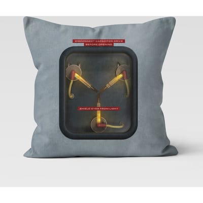Back To The Future Flux Capacitor Square Cushion - 60x60cm