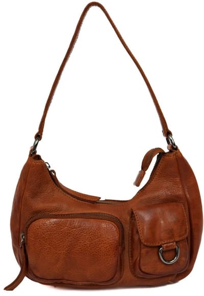 Bear Design Nienke Leren Hobotas / Schoudertas - Cognac