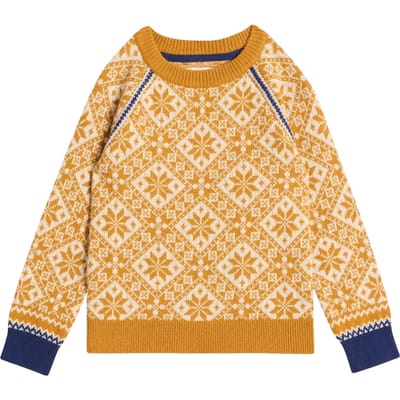 White Stuff All Over Fairisle Jumper Yellow Multi Maat: 5-6 | Truien Outlet | Unisex | Geel