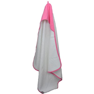ARTG Baby handdoek met capuchon (Wit/Roze)