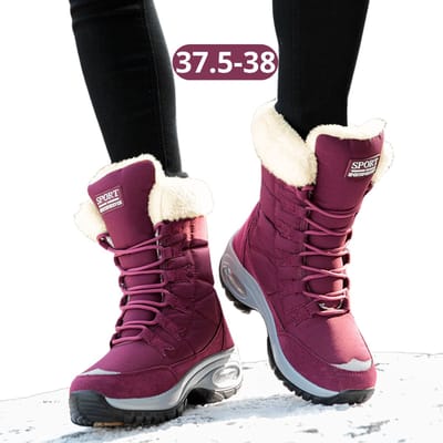 Bovista Sneeuwboots - Sneeuwschoenen - Snowboots - Wintersport - Dames - Ski Gadgets - EU37.5-38 - Rood