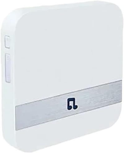 Draadloze Deurbel - Slimme Deurbel Binnen - Bezoekers Ontvangen - 52 Beltonen Instelbaar - 80x80mm - Wit