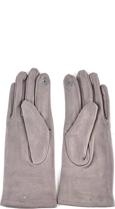 Giuliano suedine handschoenen - Winter - Suedine - Grijs