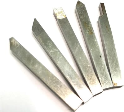 Set van 5 Stuks 4x4mm Carbide Draaibank Snijgereedschappen voor Miniatuur Metaalbewerkingen