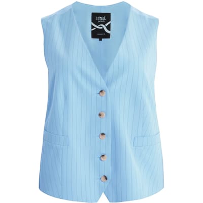 Dunjacket met fijne streepjes op maat voor dames Mat Fashion