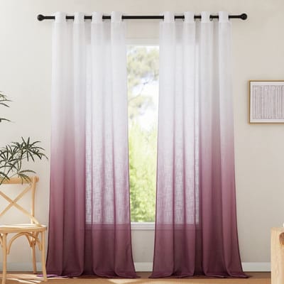 Dailygoods- Gordijnen met motiefprint - Gordijnen kant en klaar - Decoratie voor slaapkamer - Verduisterend - 140 x 260 cm - Luxe uitstraling - Raamdecoratie