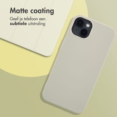 imoshion Hoesje - Geschikt voor Apple iPhone 13 - Color Backcover - Grijs
