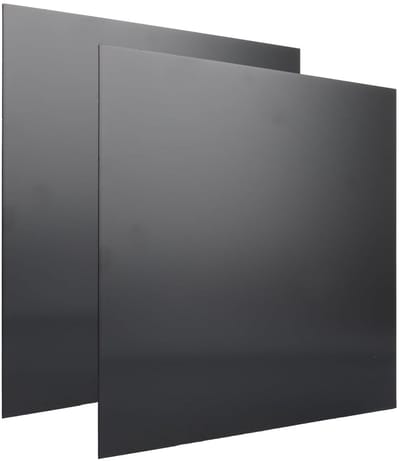 Zwarte Aluminium Plaat 1 mm Dikte, 5052 Aluminium, 300 x 300 mm, Ideaal voor Industrieel en DIY Gebruik