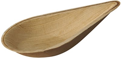 25 Fingerfood - Lepels, Palmblad pure 12 cm Asia