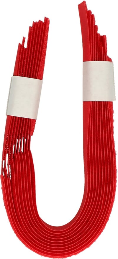 Excellent Koeherkenningsband - Pootbandjes - Bandjes met klittenbandsluiting - 10 stuks - Rood - 15 CM breed