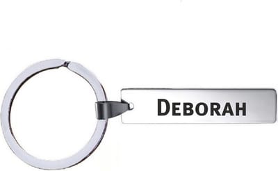 Sleutelhanger Met Naam - Deborah - RVS
