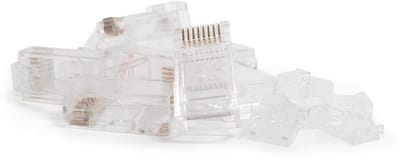 DANICOM UTP CAT6 RJ45 Connector - voor stugge kern - 10 stuks