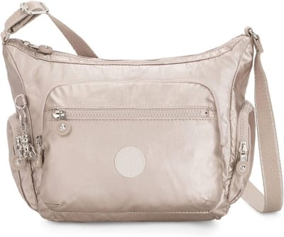 Schoudertas Dames - Crossbody Tas - Dagelijks Gebruik - Veelzijdig Compartiment - 35 cm - Metaalkleur