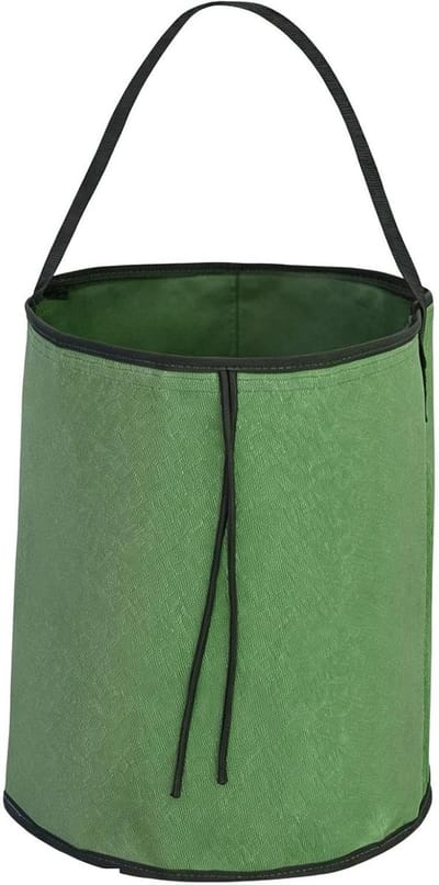 Houtpellet Opslagzak - Houtskool Houder - Buiten Koken - Brandwerend Materiaal - 35 x 30 x 30 cm - Zwart