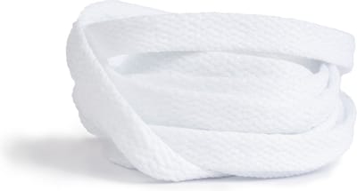 GBG Sneaker Veters 120CM - Wit - White - Laces - Platte Veter