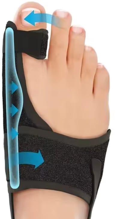Hallux Valgus Corrector - Rechtervoet - Scheve Grote Teen - Spalk - Brace - Rechts