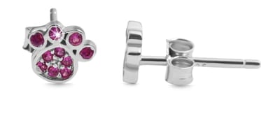 AKZENT Akzent meisjesoorbel "Dorina" van 925 Sterlingzilver, gerhodineerd, duurzaam