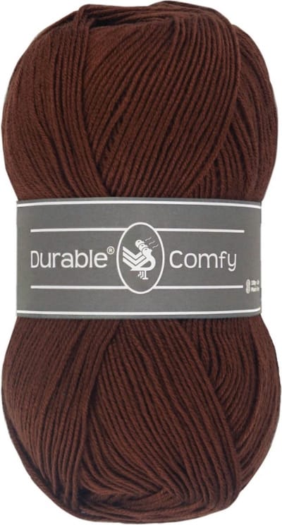 Durable Comfy - 2230 Dark Brown - Acrylgaren met Verfijnde Microvezel