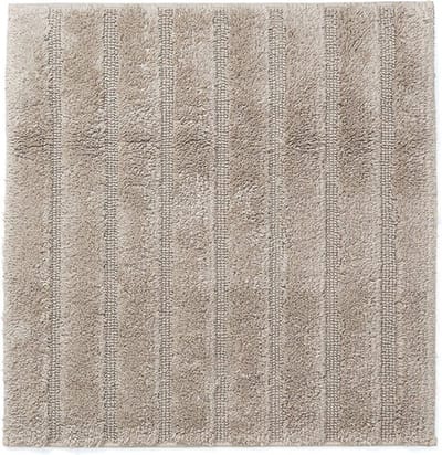 Casilin WC-mat Antislip California - 60x60cm - Vierkante Badmat - Waterabsorberend - Wasbaar en Sneldrogend - 100% Katoen - Sand, Bruin