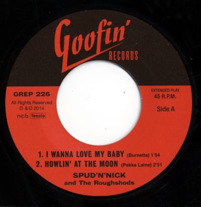 Spud'n'nick And The Roughshods - I Wanna Love My Baby (7" Single)
