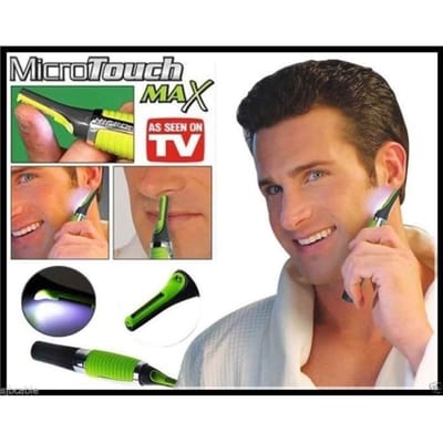 Persoonlijk alles-in-één scheerapparaat - Micro Touch - Max - Roestvrij staal - Antislip - 50% meer vermogen groen