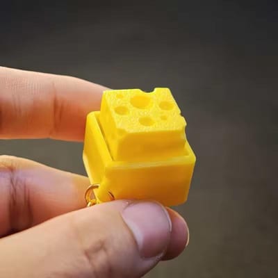Porte-clés Clicker Fidget Clavier Mini Touche Clavier Imprimé en 3D Soulagement du Stress Jouet Sensoriel Pendentif Sac à Dos Cadeaux Anti-Anxiété Chain style random