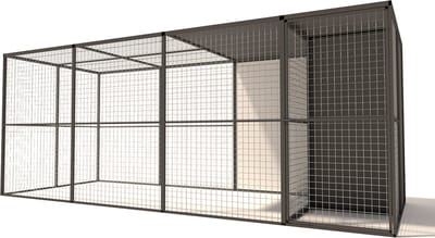 Wood Selections Volière Yara - Vogelkooi - vogelhuis voor buiten - papegaaienkooi - dierenverblijf - Vogelren - vogelverblijf