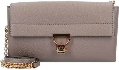 COCCINELLE Leren Schoudertas Arlettis Handbag Warm Taupe