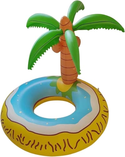 Zwembad Drijver - Opblaasbare Ring - Water Recreatie - Tropisch Thema - 120 cm - Meerdere Kleuren