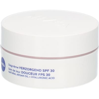 NIVEA Essentials Verzorgende Dagcrème voor Vrouwen SPF 30 - Gezichtscreme Droge huid - Moisturizer - Skincare - Sheaboter - 50 ml
