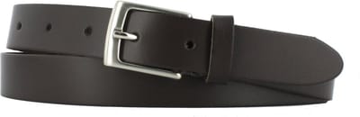 Casual Leren Dames/Heren Riem | 3cm breed | Riemmaat: 90cm (totale lengte: 105cm) | 100% echt leer | Nikkelvrije gesp | Kleur: bruin