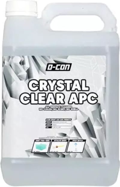 D CON CRYSTAL CLEAR APC TRANSPARANTE GEURLOZE ALLESREINIGER CAN 5000ML